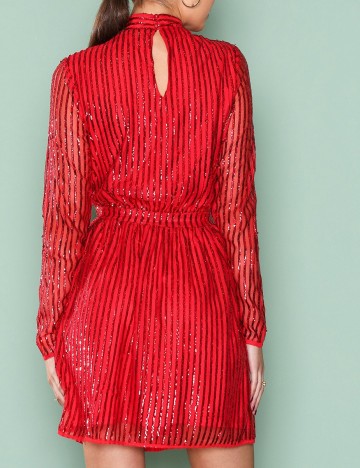 Rochie scurta NELLY, rosu, 38