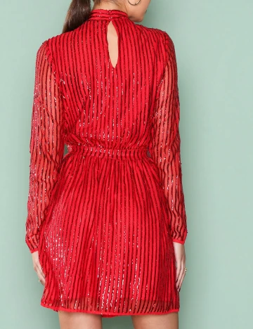 Rochie scurta NELLY, rosu, 38
