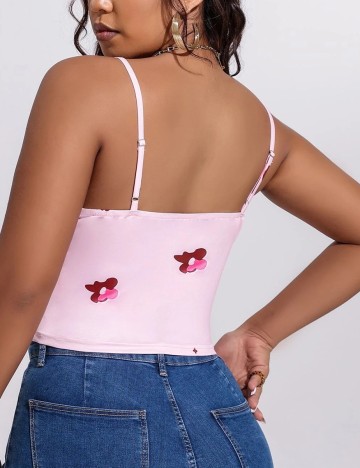 Top SHEIN CURVE, roz, 0 XL