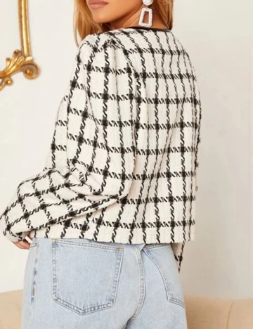 Blazer SHEIN, alb, XS