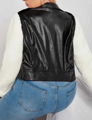 Geaca SHEIN CURVE, negru, 3XL Negru