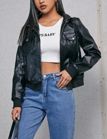 Jacheta SHEIN, negru, XS