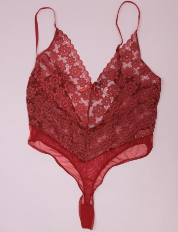 Body SHEIN CURVE, rosu, 3XL