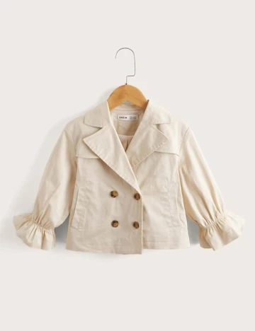 Sacou Shein Kids, crem, 3 ANI Crem