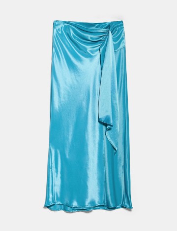 Fusta Zara, albastru, L