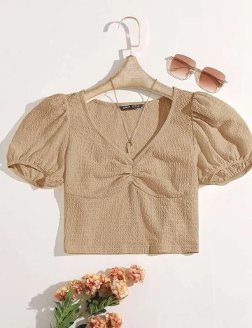Top SHEIN CURVE, maro, 1 XL Maro
