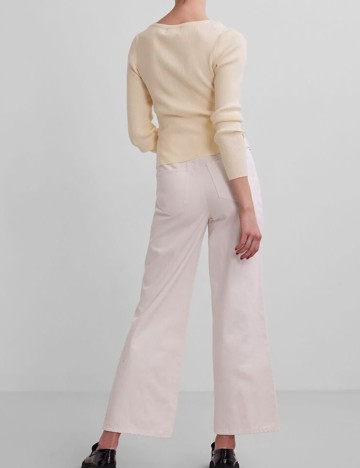 Bluza Pieces, crem, L