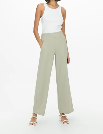 Pantaloni Jacqueline de Yong, verde, M/30