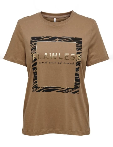 Tricou Only, maro, XL