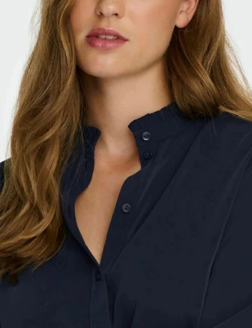Camasa Jacqueline de Yong, bleumarin