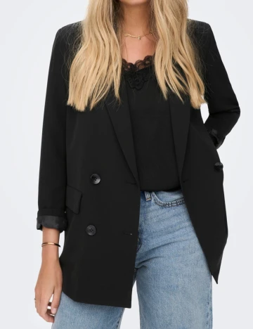 Sacou Jacqueline de Yong, negru, M
