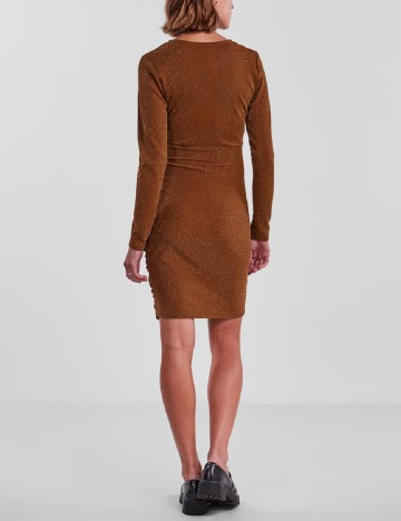 Rochie Pieces, maro