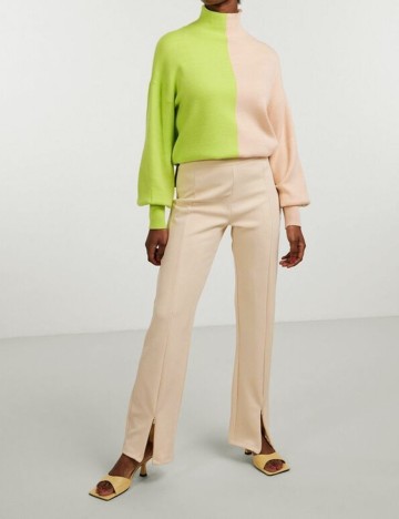 Pantaloni Y.A.S, crem, L