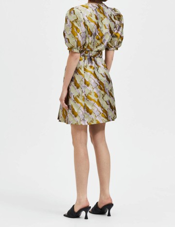 Rochie scurta Selected Femme, verde, 40