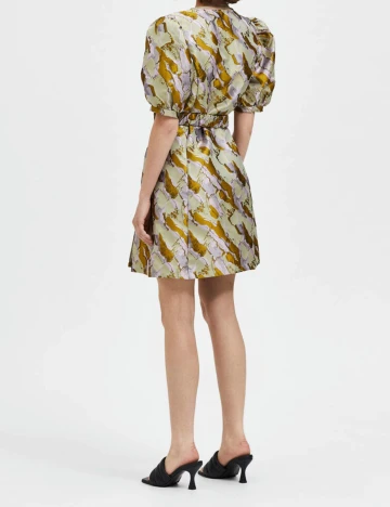 Rochie scurta Selected Femme, verde, 40