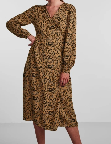 Rochie medie Y.A.S, maro, XS Maro