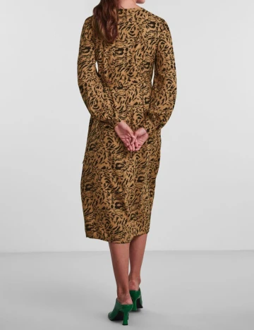Rochie medie Y.A.S, maro, XS Maro