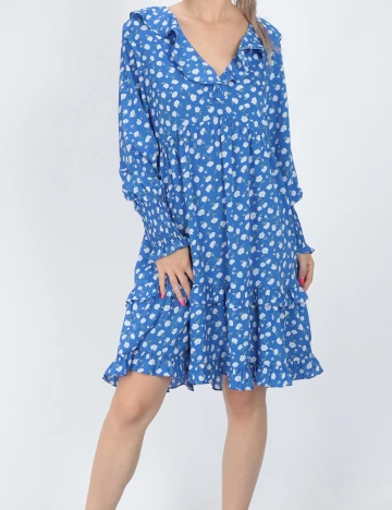 Rochie scurta Vero Moda, albastru Albastru