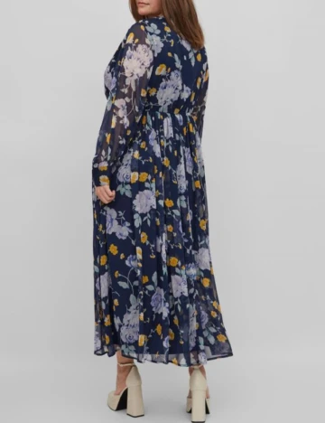 Rochie lunga EVOKED VILA, bleumarin