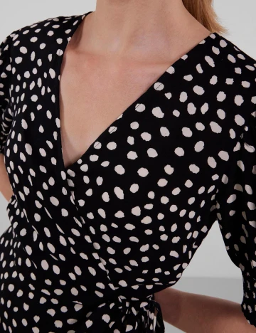 Rochie scurta Pieces, negru, M