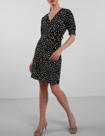 Rochie scurta Pieces, negru, M