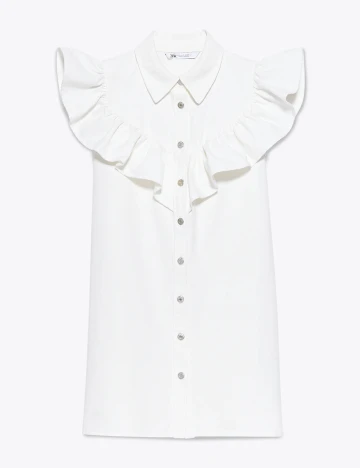 Rochie Zara, alb, M