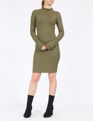 Rochie scurta Pieces, verde