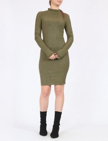 Rochie scurta Pieces, verde