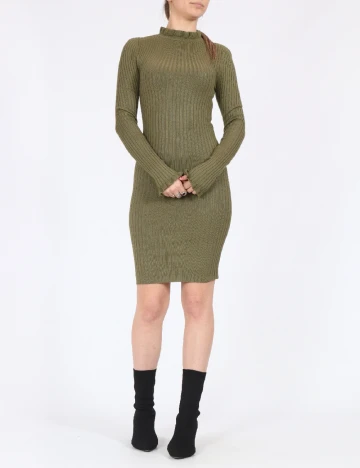 Rochie scurta Pieces, verde
