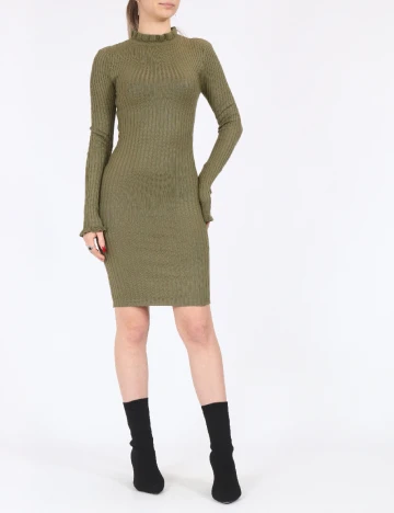 Rochie scurta Pieces, verde