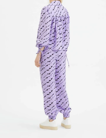 Pantaloni Selected Femme, mov, 40 Mov