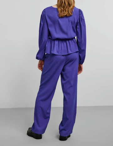Pantaloni Pieces, mov, S