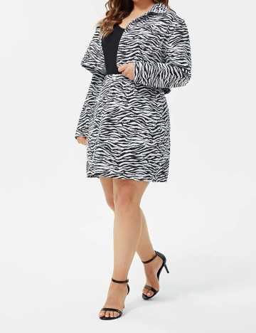 Compleu SHEIN CURVE, animal print, 0 XL