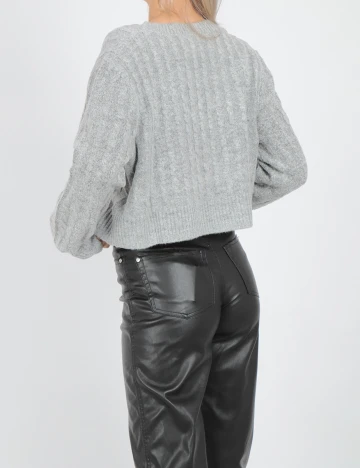 Cardigan SHEIN, gri, L
