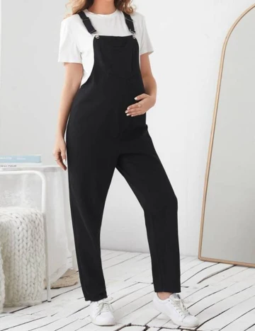 Salopeta SHEIN, negru, XL