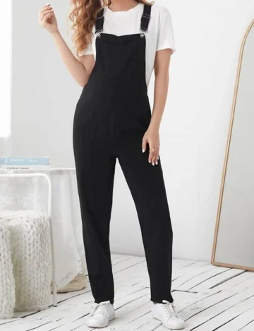 Salopeta SHEIN, negru, XL