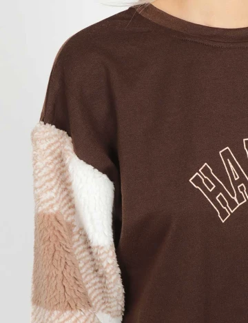 Bluza Romwe, maro, S