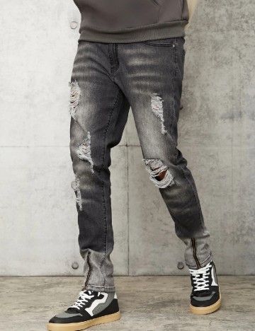 Blugi SHEIN, gri, 33