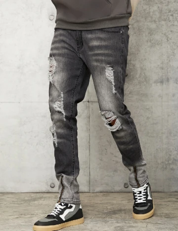 Blugi SHEIN, gri, 33