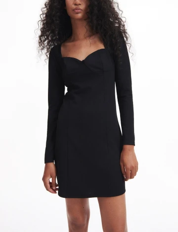 Rochie scurta Reserved, negru, L