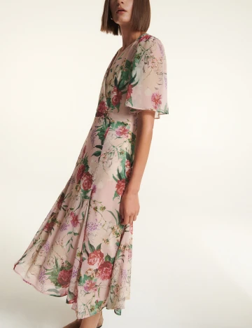 Rochie medie Reserved, floral, 38