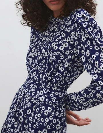 Rochie scurta Reserved, albastru, M
