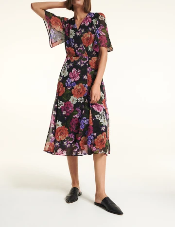 Rochie medie Reserved, floral, 38