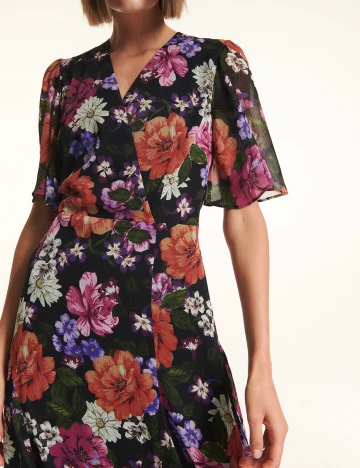 Rochie medie Reserved, floral, 38