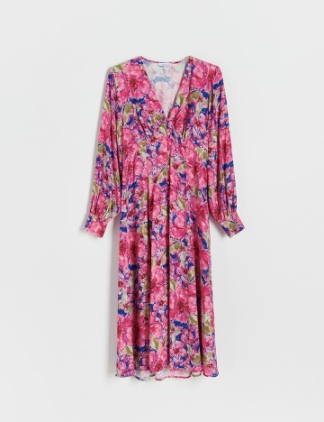 Rochie medie Reserved, roz