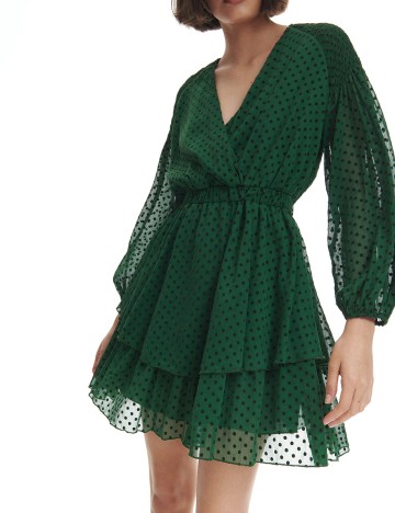 
						Rochie scurta Reserved, verde