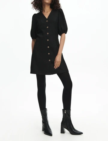Rochie scurta Reserved, negru, 34