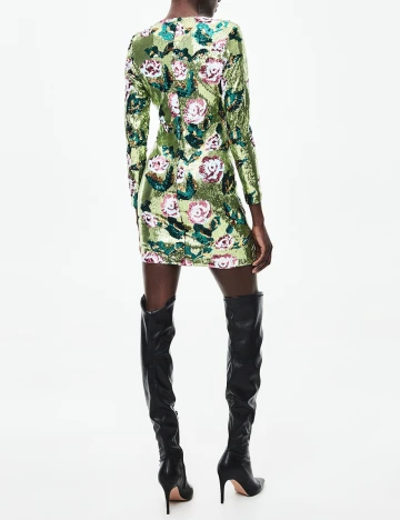 Rochie scurta Reserved, verde