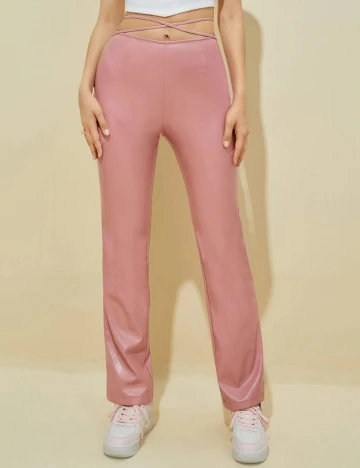 Pantaloni SHEIN, roz, L