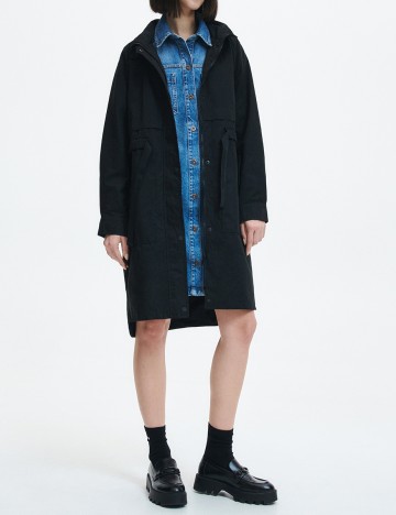 Trench Reserved, negru, 36